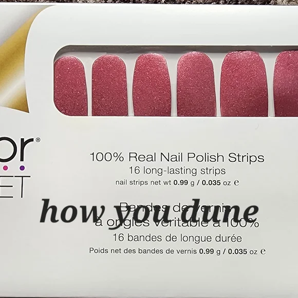 Color Street Pink and Purple Press-On Nails - Picture 5 of 5